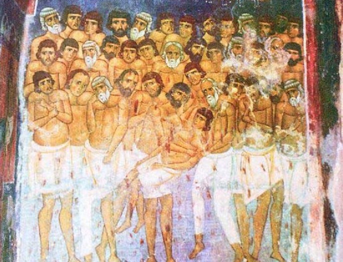 The Mucenici - the forty holy martyrs