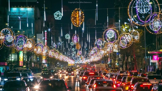 Bucarest - scintillante per Natale