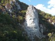 &quot;Decebalus Rex&quot; - la più grande scultura in pietra in Europa, Danubio