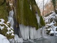 Bigar Waterfall in winter