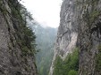 Bicaz Gorge in the Eastern Carpathians