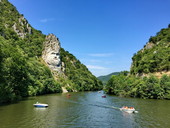 Decebalus Rex – the largest rock sculpture in Europe, on the Danube River.