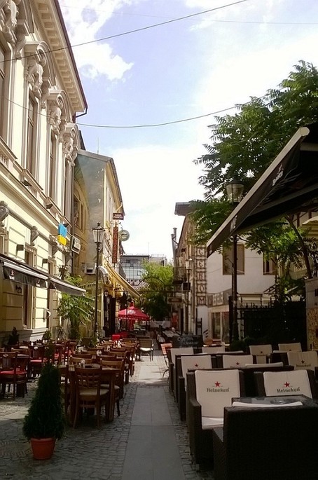 Bucarest - via Lipscani, il cuore della città