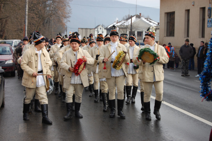 The drummers of Săvârşin