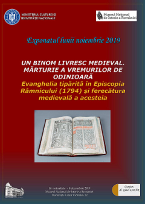 Exponatul lunii noiembrie la MNIR - Evanghelia tipărită în Episcopia Râmnicului și ferecătura medievală a acesteia