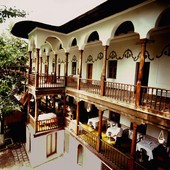 The Manuc's Inn, Bucharest - the entrance
