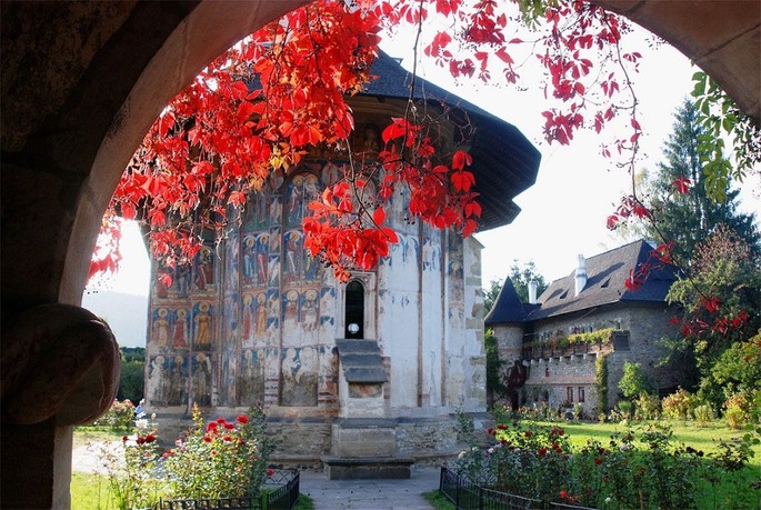 Il Monastero Moldoviţa, contea di Suceava, Bucovina