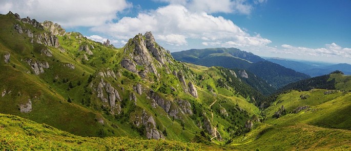 Cycle tourism in Romania - Ciucaș Massif, Carpathian Mountains