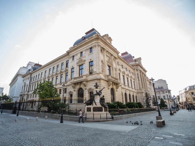 National Bank Palace in Bucharest