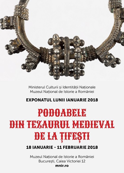 Exponatul lunii ianuarie 2018, la Muzeul Național de Istorie a României: Podoabele din tezaurul medieval de la Țifești