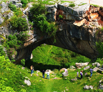 “God’s Bridge” in Ponoarele, Mehedinti County