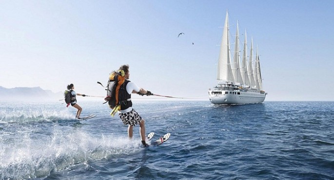 Water skiing - Romanian Seaside, Black Sea