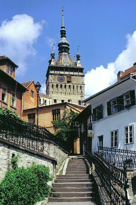 Le scale verso la cittadella - Sighisoara