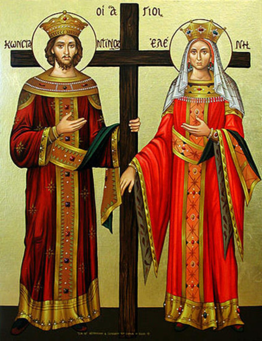 Sfinții Constantin și Elena - convertirea