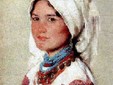 Nicolae Grigorescu:Tarancă din Muscel - Peasant woman from Muscel