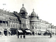 Cluj Napoca - Union Square, The Twin Buildings in 1915