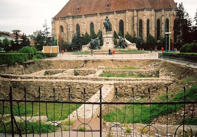 Vestigii Romane  - Piata Unirii, Cluj Napoca