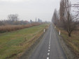 Riding the bicycle from Timisoara to Serbia